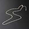 Non-Tarnish 304 Stainless Steel Figaro Chain Necklaces NJEW-JN03556-1