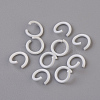 Spray Painted Iron Open Jump Rings IFIN-F149-F01-1