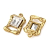 304 Stainless Steel Glass Pendants STAS-P406-01G-2