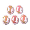 Plating Acrylic Cabochons PACR-N009-04-3