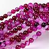Natural Striped Agate/Banded Agate Beads AGAT-6D-3-1
