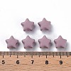 Spray Painted Acrylic Beads X-MACR-S373-45-O03-4