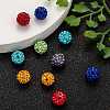 Pave Disco Ball Beads RB-H258-8MM-M-6