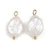 Natural Freshwater Pearl Keshi Pearl Pendants STAS-D378-06B-G-1
