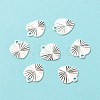 Brass Charms KK-F831-025S-RS-1