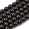 Natural Garnet Gemstone Beads Strands G-R263-9mm-1