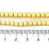 Electroplated Synthetic Non-Magnetic Hematite Beads Strands G-H020-I01-02-4