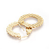 201 Stainless Steel Hoop Earrings EJEW-A054-16G-2