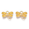 Light Gold Plated Alloy Pendants LS-ENAM-T009-69C-RS-2