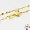 Sterling Silver Cable Chain Necklaces X-STER-M086-06A-1