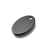 Ion Plating(IP) 304 Stainless Steel Stamping Blank Tag Pendants STAS-S028-02B-2