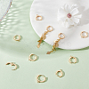 20Pcs 2 Style Brass Hoop Earring Findings KK-AR0003-24-4