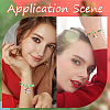 Christmas Theme DIY Glass & Plastic Beads Bracelet Making Kits DIY-SC0028-18-5