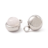 Natural Rose Quartz Charms G-K325-01P-09-2