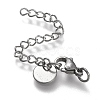 Tarnish Resistant 304 Stainless Steel Chain Extender X-STAS-K195-28P-2