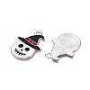 Halloween Theme Alloy Enamel Pendants ENAM-T020-08C-1