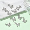 SHEGRACE Brass Pave Clear Cubic Zirconia Pendants XGRQ3Q974-628P-B-4