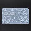 DIY Halloween Theme Pendant Silicone Molds DIY-I102-04-4