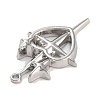 Silver Alloy Pendants PALLOY-U003-08G-S-2