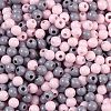 Opaque Acrylic Beads OACR-H118-07B-09-3