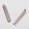 Alloy Magnetic Slide Lock Clasps PALLOY-P103-09P-2