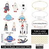 DIY Aviation Theme Bangle Making Kits DIY-SC0011-02-2