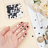 360Pcs 6 Styles 2-Hole Opaque Glass Seed Beads SEED-NB0002-13-3