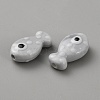 Handmade Porcelain Beads PORC-WH20001-02T-2