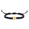 Adjustable Nylon Thread Braided Beads Bracelets PW-WG8DF96-01-1