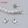 Brass Rhinestone Strass Chains CHC-T001-SS18-02C-4