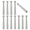 12Pcs Alloy Cord Ends FIND-HY0004-71P-1