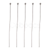 Tarnish Resistant 304 Stainless Steel Ball Head Pins STAS-K146-045-50x0.7mm-1