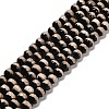 Natural Tibetan Striped Pattern dZi Agate Beads Strands G-B079-B01-01-1