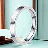 Non-Tarnish Stainless Steel Plain Band Rings FS-WG75602-116-1
