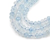 Natural Aquamarine Beads Strands G-K376-B04-02-4