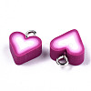 Handmade Polymer Clay Charms X-CLAY-T016-52-3