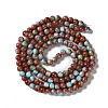Baking Paint Glass Bead Strands GLAA-H031-01A-04-3