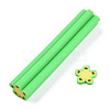 Handmade Five Petal Flower Polymer Clay Canes CLAY-T016-86-1