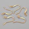 Brass French Earring Hooks KK-Q369-G-1