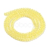 Baking Paint Transparent Glass Beads Strands DGLA-A034-J2mm-B07-3