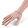 Glass Round Beaded Stretch Bracelet for Women BJEW-JB07911-05-3