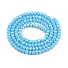 Electroplate Glass Beads Strands EGLA-A044-P2mm-A08-3