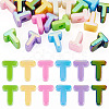 20Pcs UV Plating Opaque Acrylic European Beads OACR-TADJ0001-16T-1