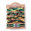 Leather Cord Bracelets Set for Men Women BJEW-C005-02D-1