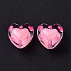 Glass Heart Beads GLAA-D005-01A-3