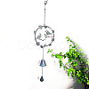 Birds with Flower Iron Hanging Wind Chime Decor BIRD-PW0001-043C-1