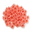 Frosted Acrylic European Beads OACR-G012-14-4