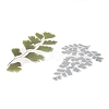 6Pcs Plant PET Adhesive Waterproof Stickers DIY-K074-01A-2