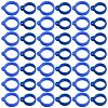 60Pcs 2 Style Silicone Pendant SIL-GF0001-43F-1