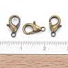 Zinc Alloy Lobster Claw Clasps E103-NFAB-4